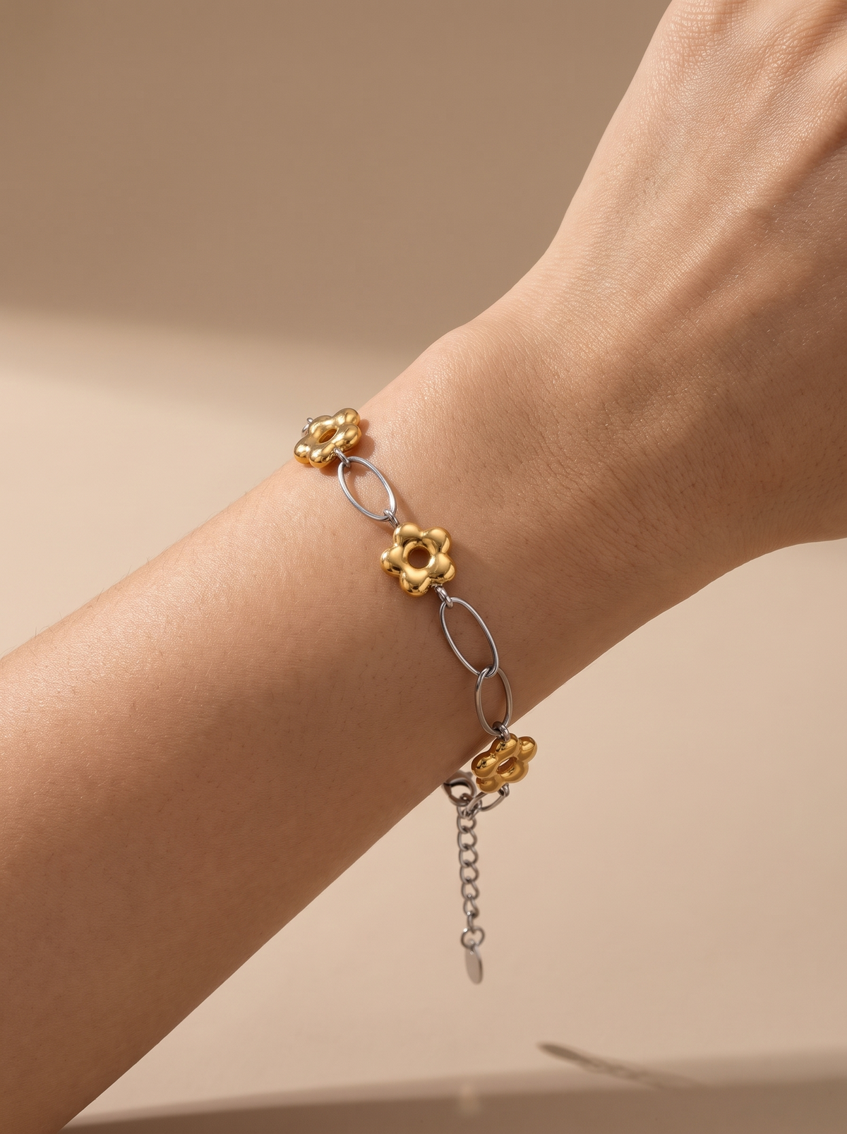 Flower Splicing Chain Bracelet