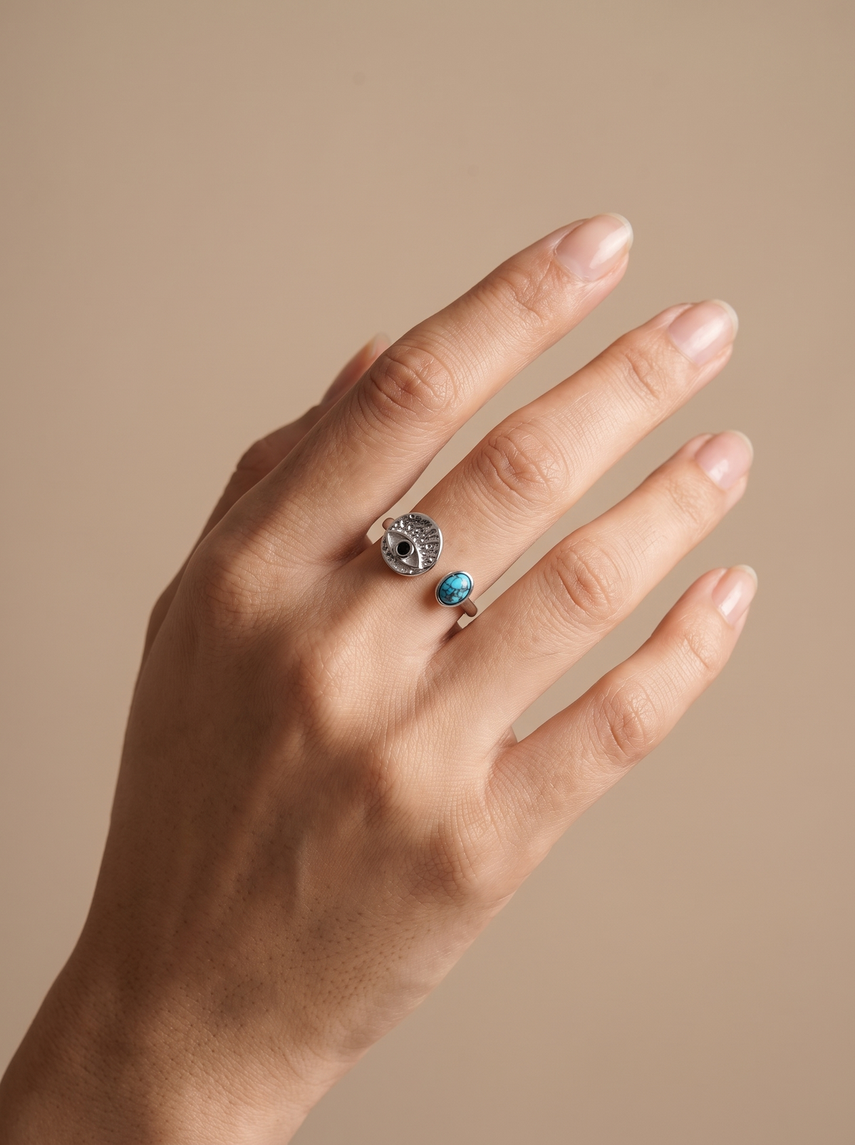Turquoise Eye Ring