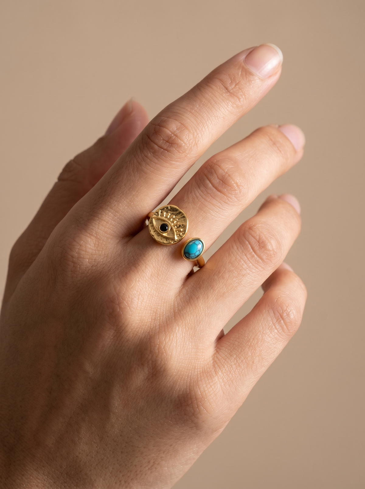 Turquoise Eye Ring