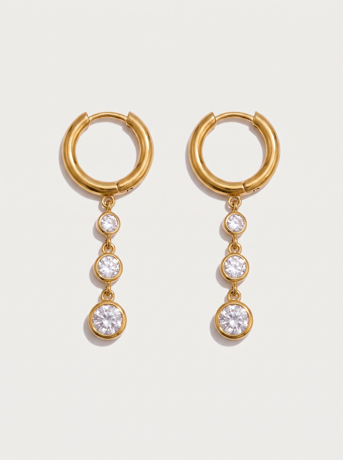 CZ Drop Earrings