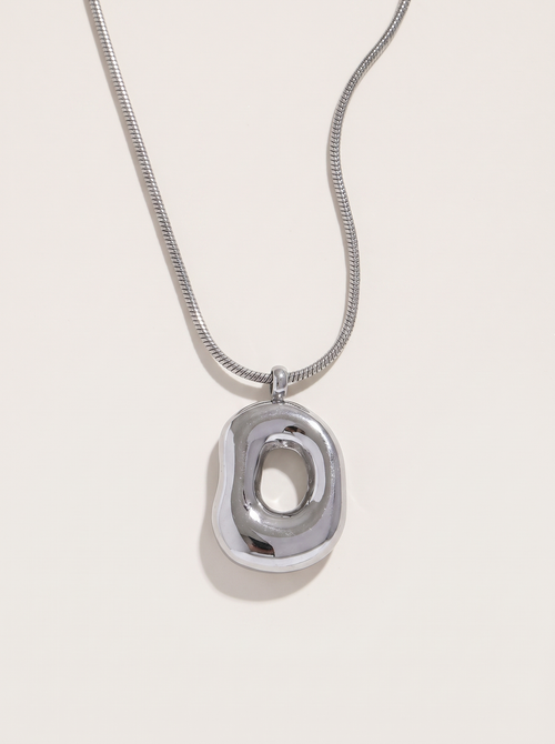 Geometry Hollow Pendant Necklace