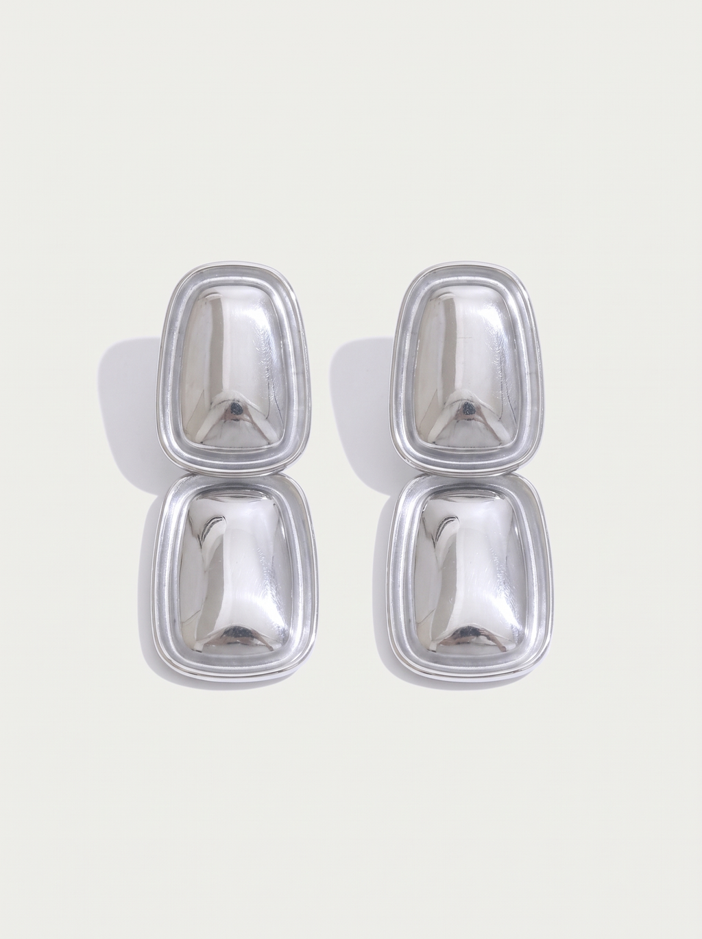 Square Rectangle Drop Earrings