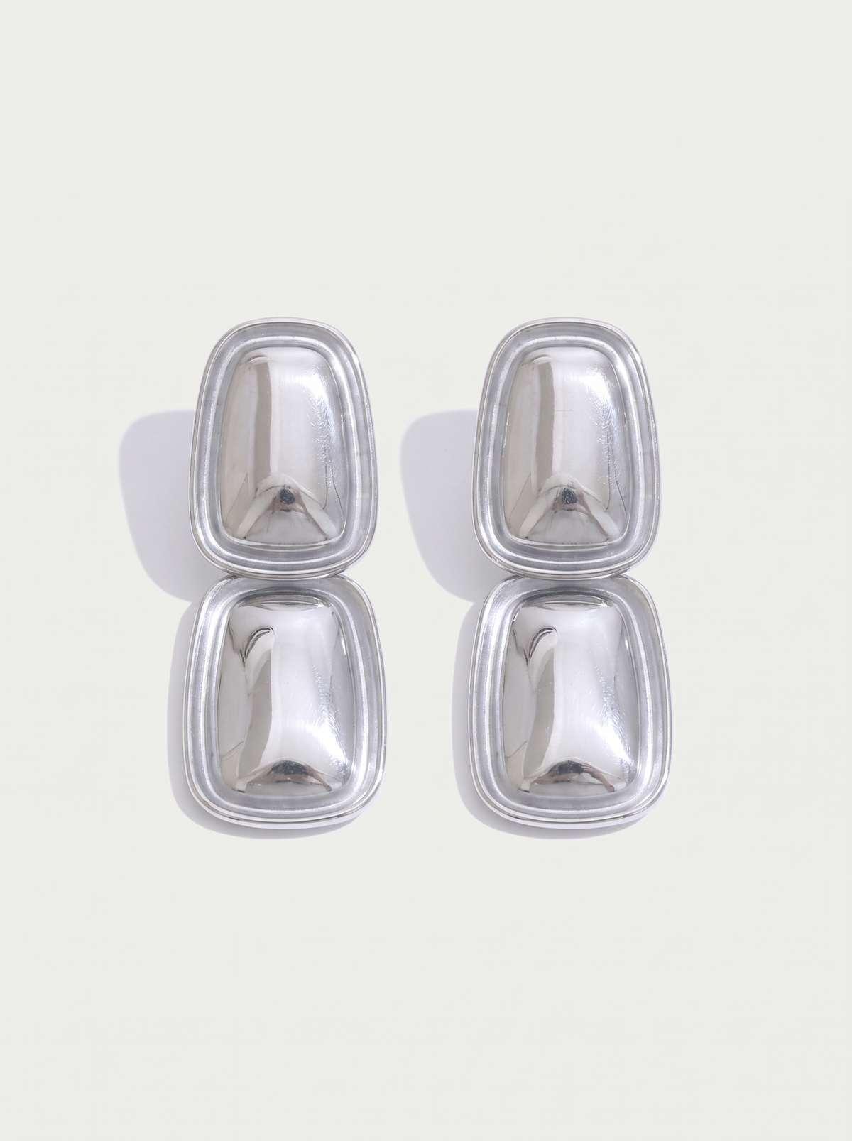 Square Rectangle Drop Earrings