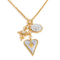 80+5Cm Stainless Steel Cross Heart Pendant Long Necklace 2026 New Arrivals Fashion Attractive Europe Statement Jewelry