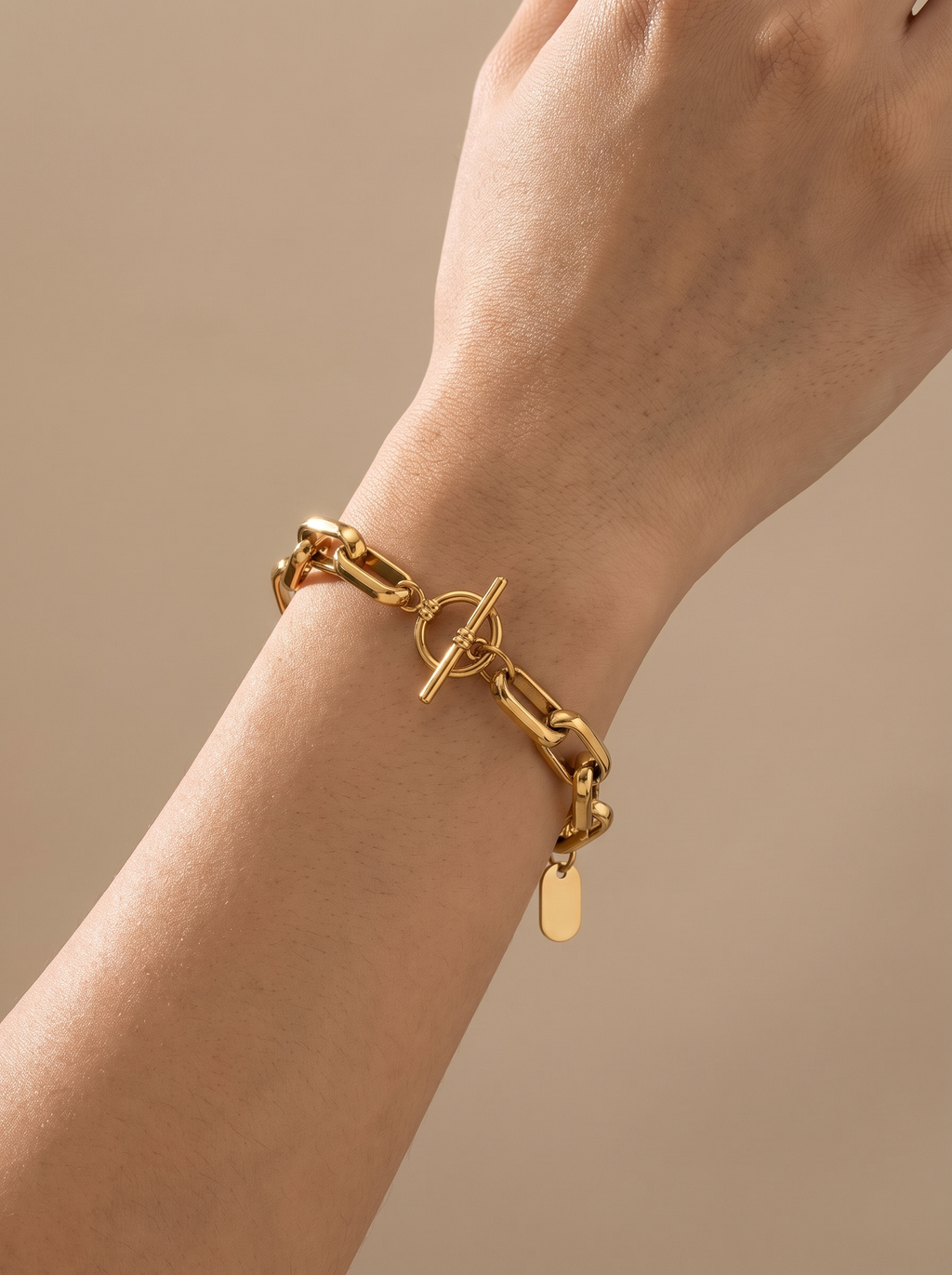 Stainless Steel Chain Bracelet Bangle Tarnish Resistant