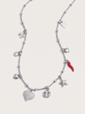 Gemstone Charm Necklace