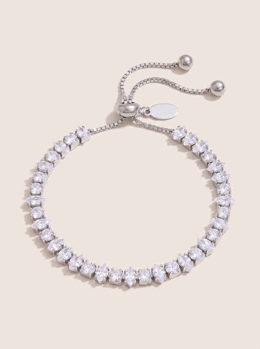 CZ Chain Adjustable Bracelet