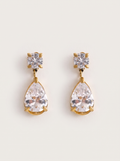 CZ Water Drop Earrings