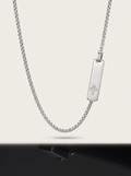 Cross Tag Pendant Necklace