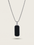 Geometric Tag Pendant Necklace