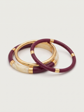 Resin Bangle Trio Set