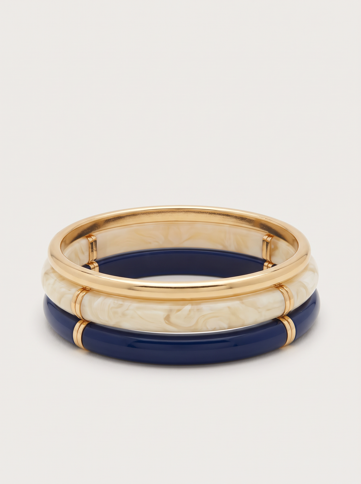 Resin Bangle Trio Set