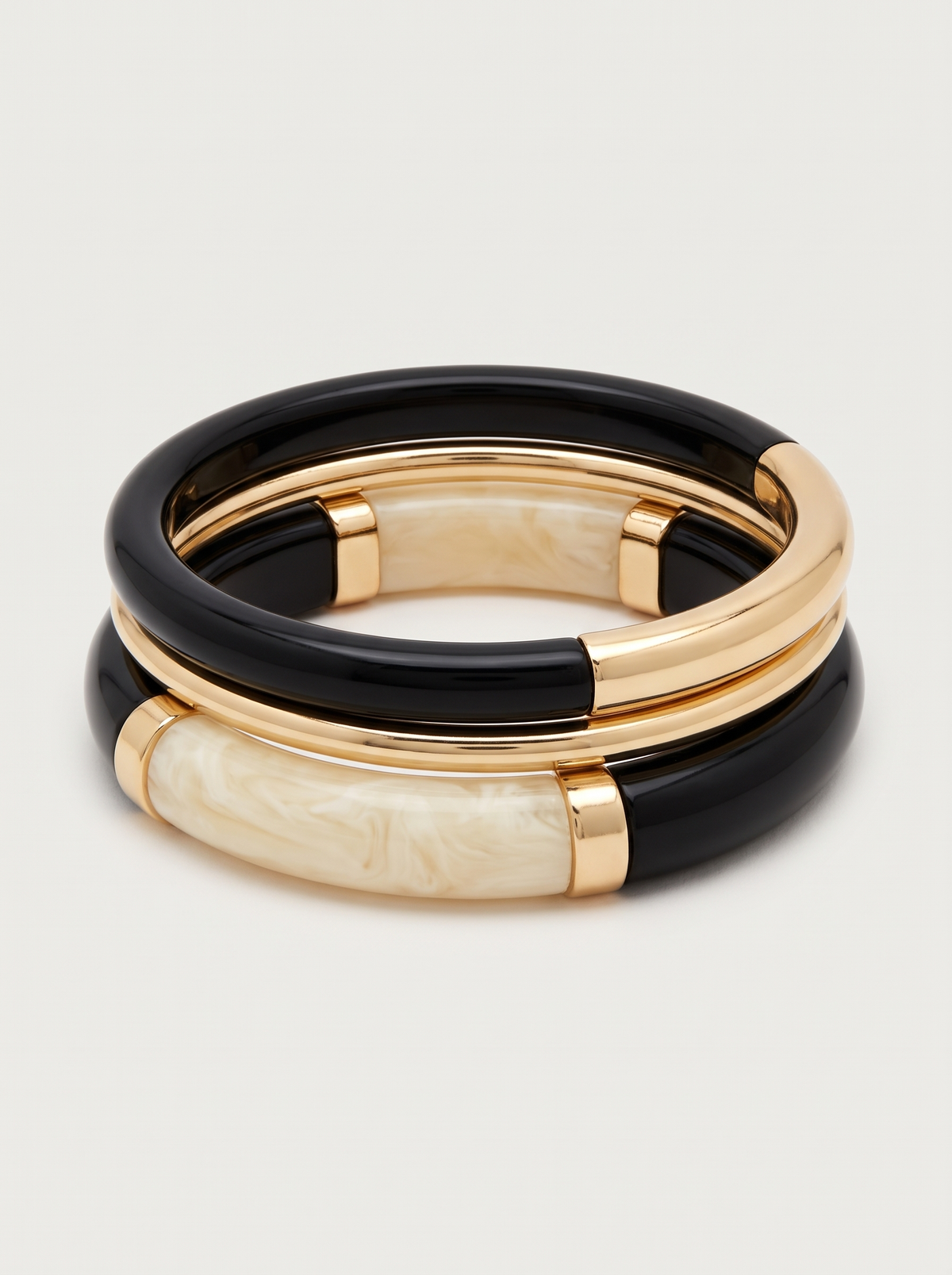 Resin Bangle Trio Set
