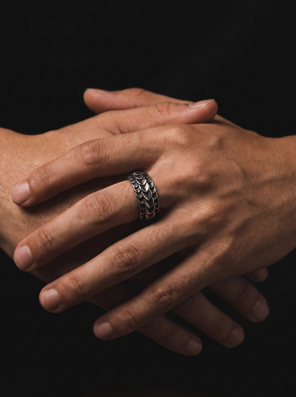 Dragon Scale Band Ring
