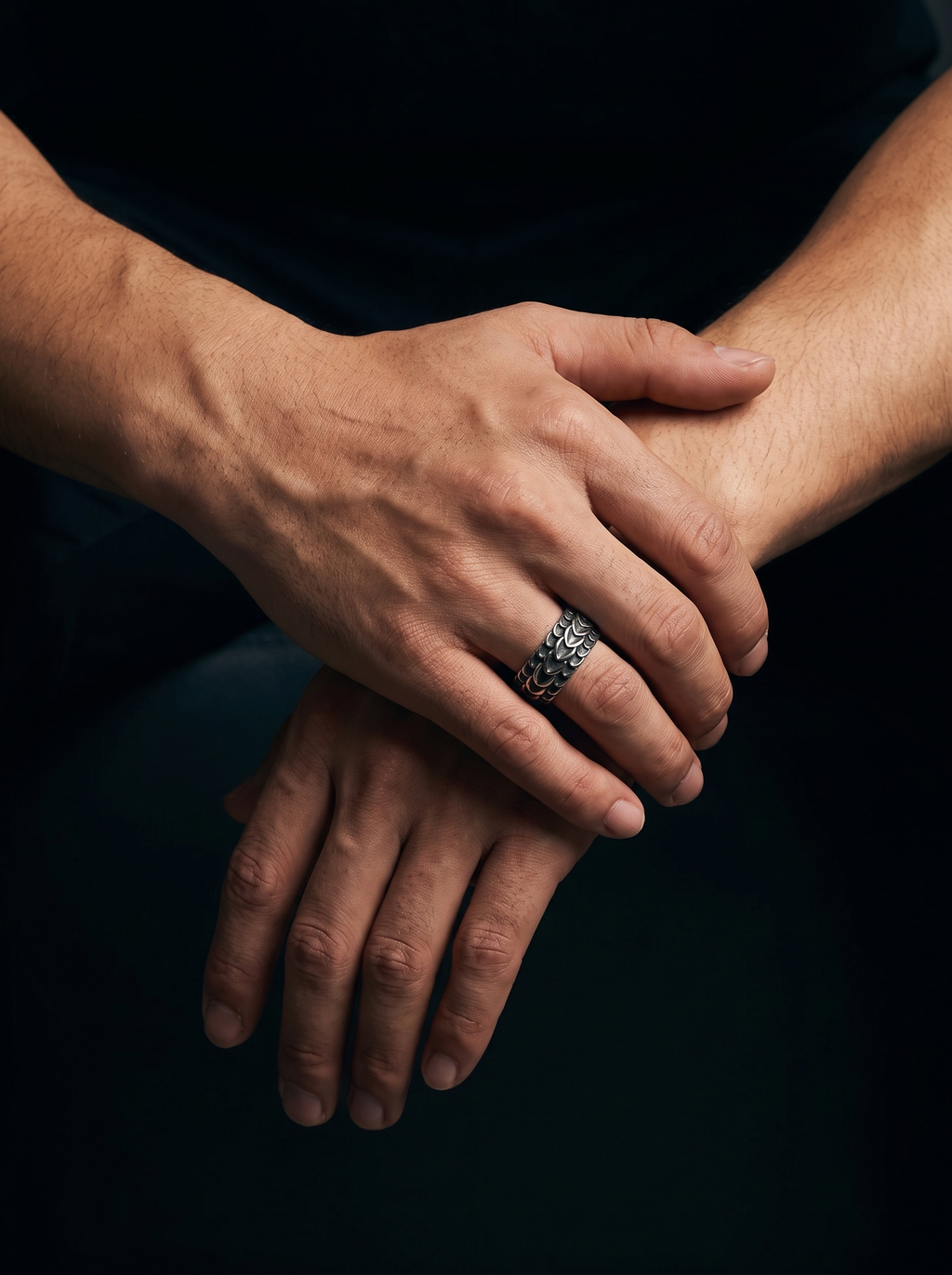 Dragon Scale Band Ring