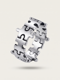 Puzzle Piece Band Ring