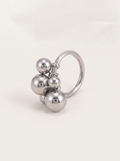Sphere Cluster Ring, Silver finish, studio product shot